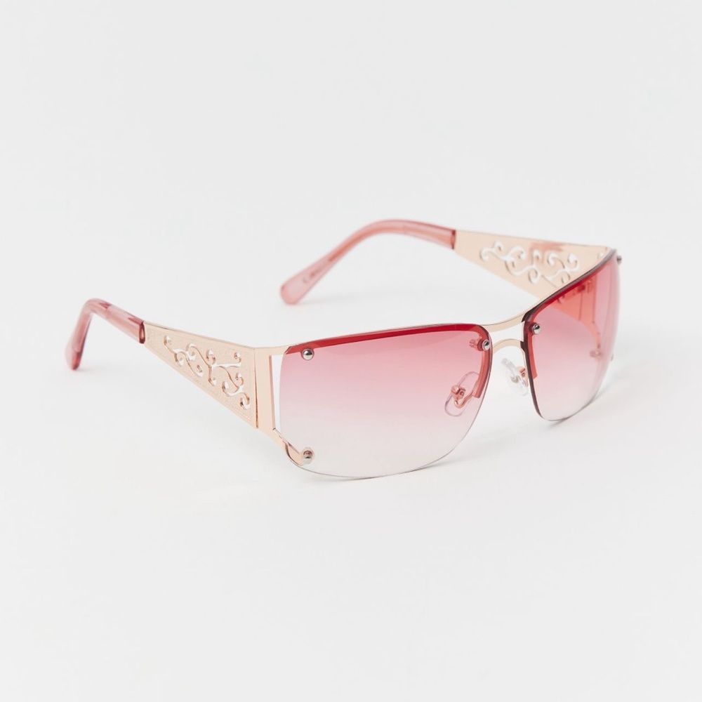 UO Holly Metal Shield Sunglasses